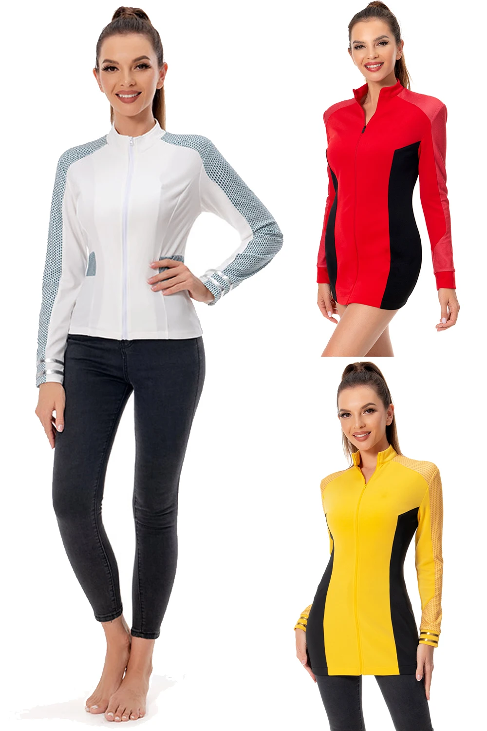 Chin Riley Nyota Uhura Cosplay para Mulheres, Roupas de Halloween para Adultos, Fato Carnaval Adulto, Capela Alienígena, Viagem Espacial