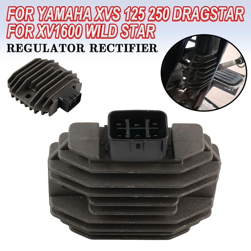 Regulator Rectifier For Yamaha XVS 125 Dragstar XVS 250 Drag Star XV1600 Wild Star XVS125 XVS250 XV 1600 Voltage Stability Parts