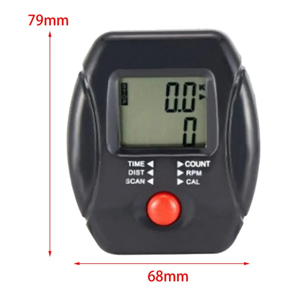 Rowing Machine Display Lightweight Calorie Counter Easy to Use Replacement Exercise Bike Monitor for Fitness Equipment Fittings