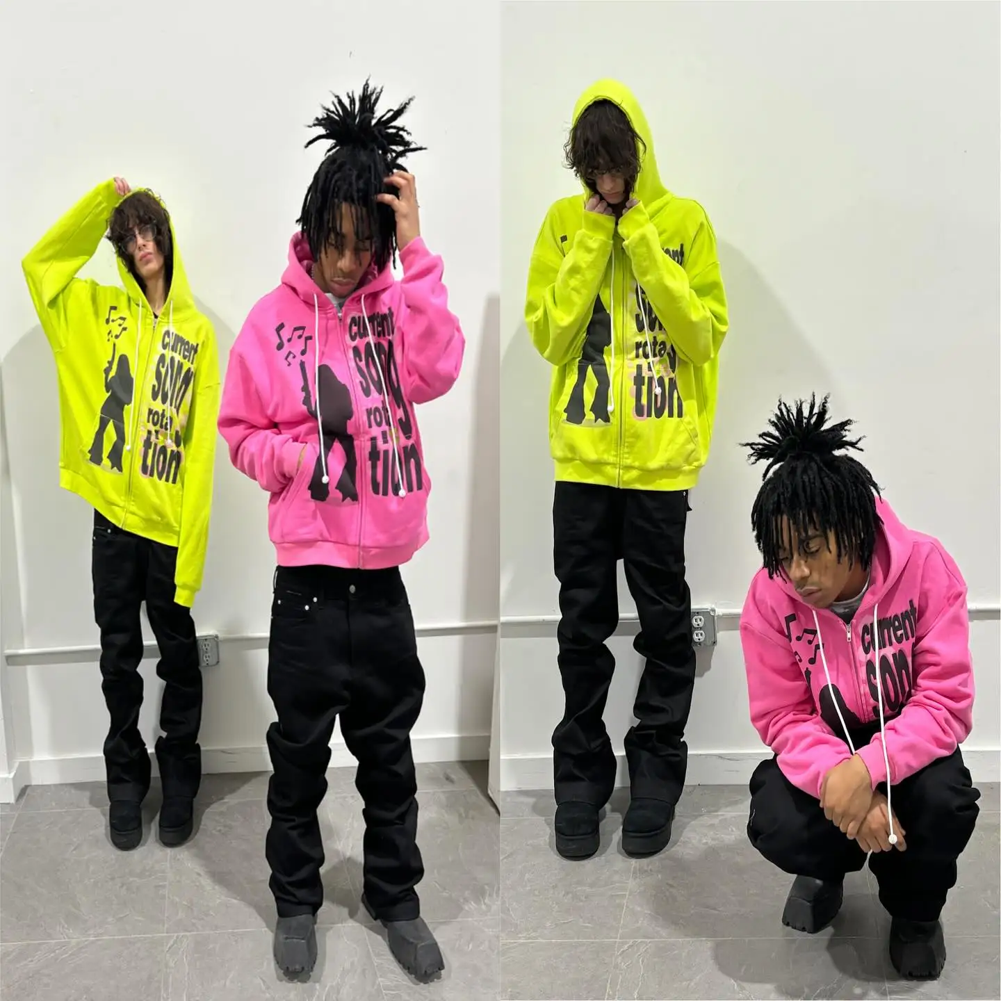 

Hip Hop Zip Hoodies Y2k Top Grunge Oversize Hoodie Casual Jackets Streetwear Sweatshirt Harajuku Tracksuit Men Women Clothing