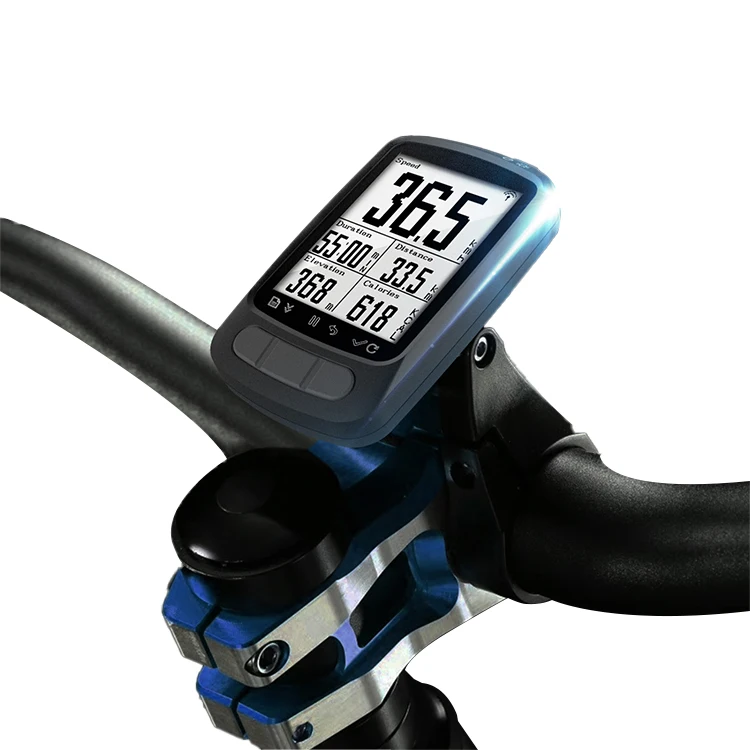 Rechargeable GPS Bike Cycling Computer LCD Screen Support Phone Calls Text Messages