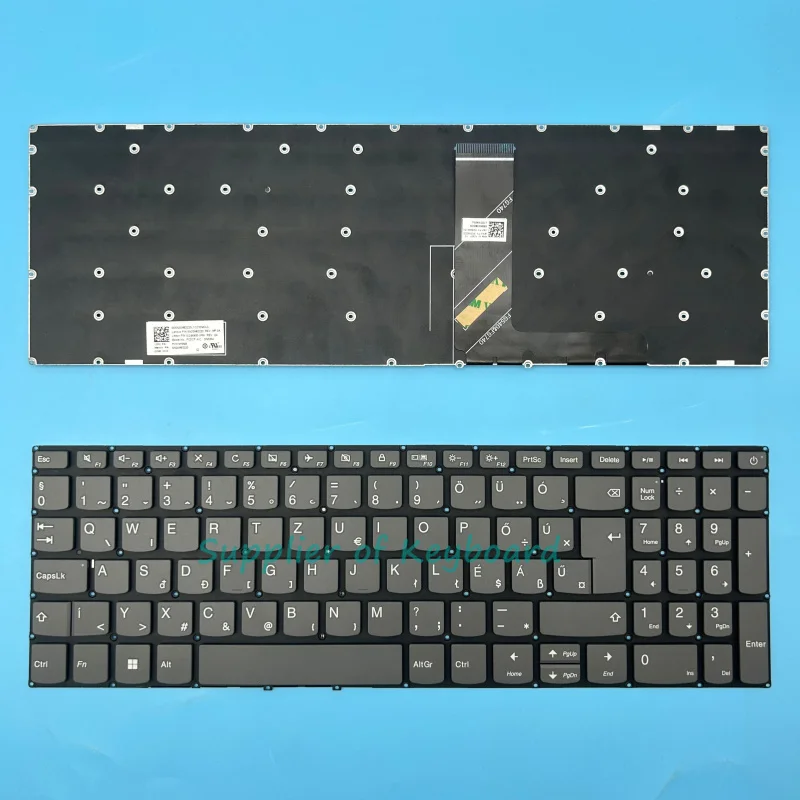 Teclado húngaro para Lenovo S145-15IGM S145-15IKB S145-15IIL S145-15IML S145-15IWL S145-15AST S145-15API V145-15AST V155-15API