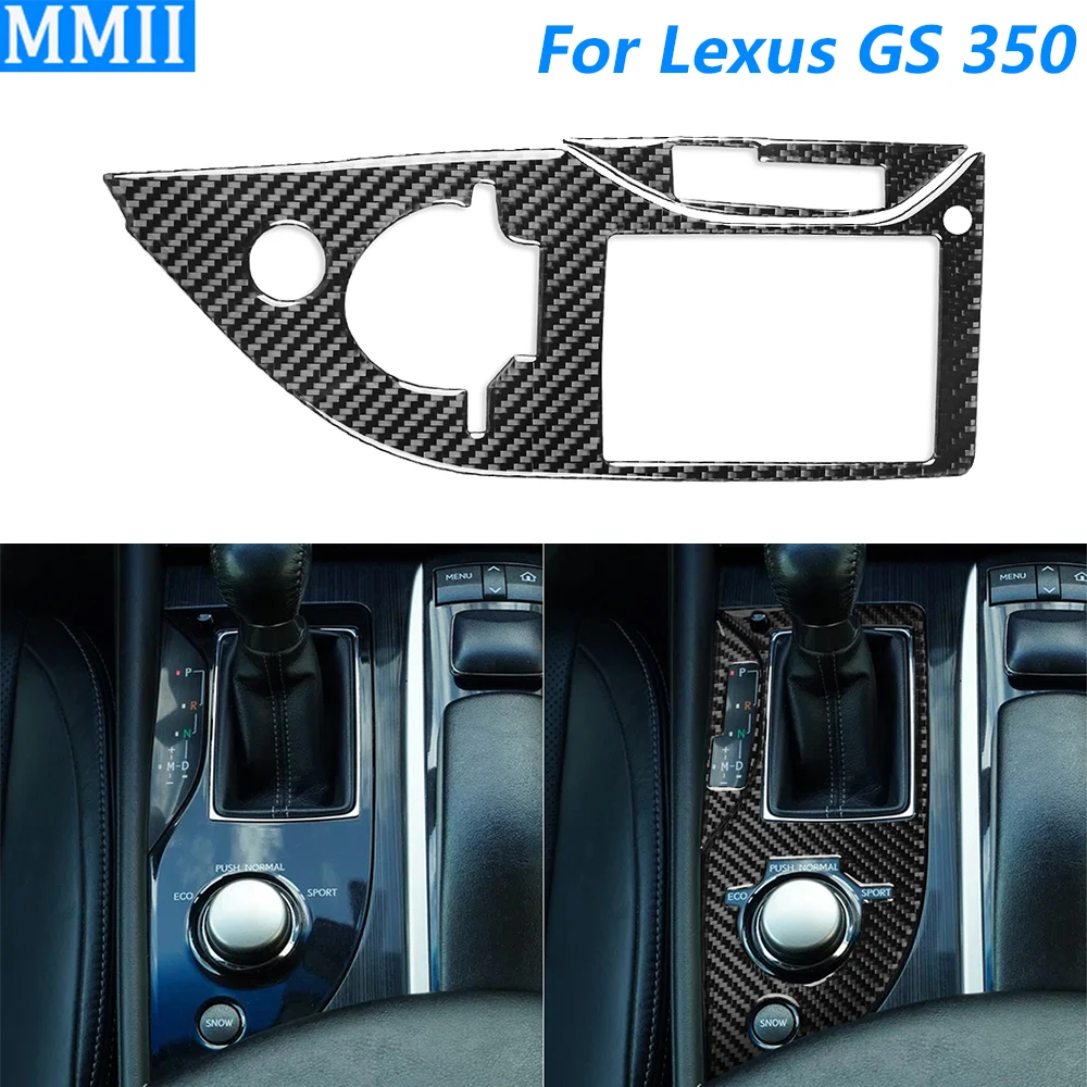 

Для Lexus GS 350 2012-2020 центральная консоль из углеродного волокна, панель переключения передач, накладка, автомобильные аксессуары, наклейка для украшения интерьера