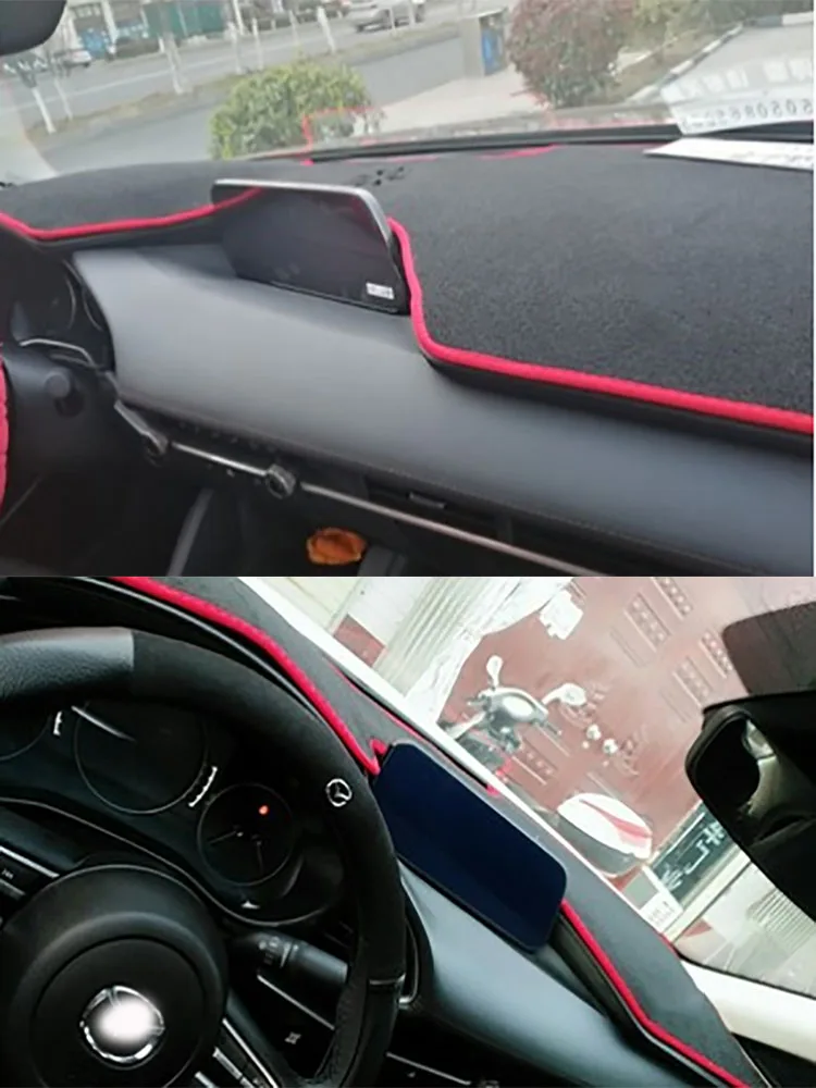 

For 2019-2023 Mazda3 Axela Rumor Premium Styling Dashboard Car Accsesories Anti-reflective Anti-slip Mat Instrument Panel Cover