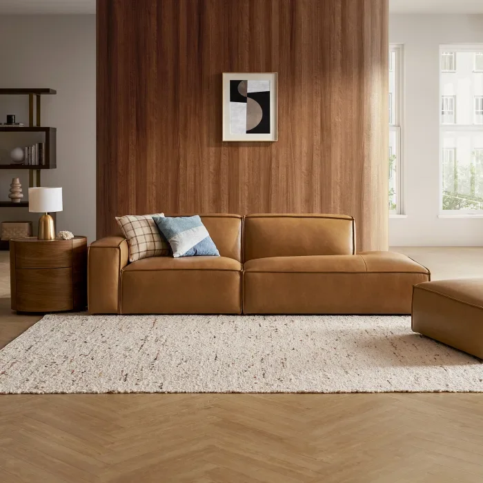 Conjunto de sofás para sala de estar, muebles, sofá combinado marrón de terciopelo