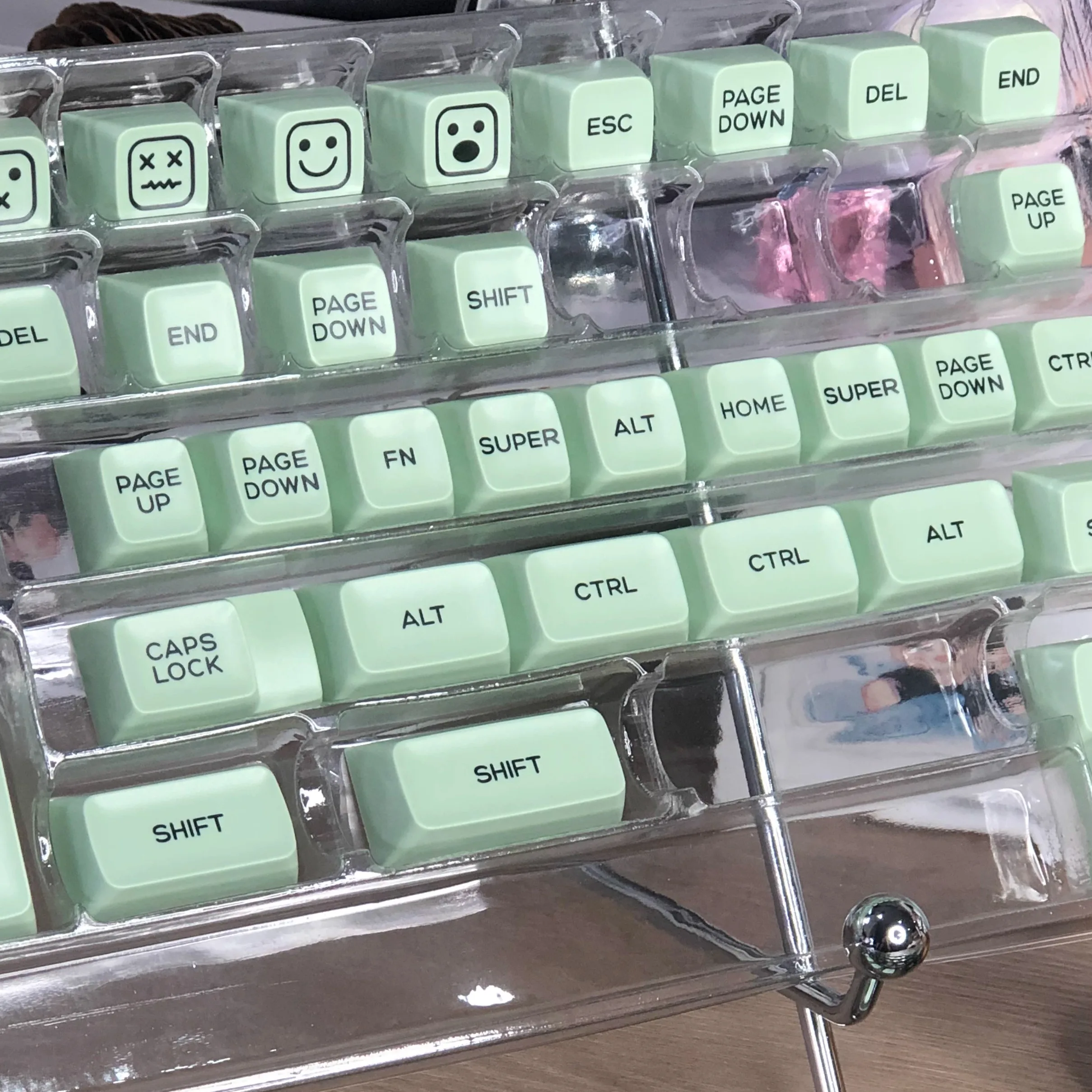 Matcha Star Ecstasy PBT materiale SA altezza 160 tasti set completo GMK75/87 ecc