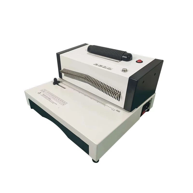 SE25A Desktop Electric Office Equipment A4 Spiral Plastic Coil Punching Binding Machine