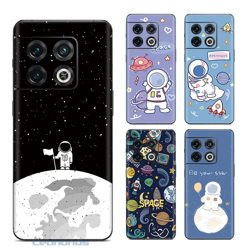 Astronaut Decal Skin for OnePlus 10 Pro Back Screen Protector Film Cover Spaceman Wrap Scratchproof Durable Sticker