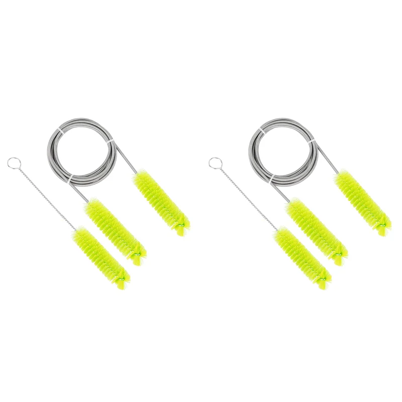 

VOFUN-2X Диаметр щетки 15 мм 19 мм — Щетка для чистки трубок CPAP — подходит для большинства шлангов CPAP (желтый)