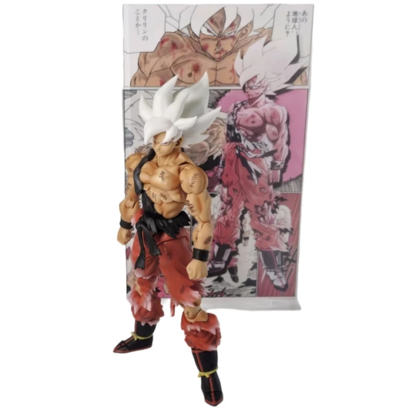 

Black Hole Toys Shf Dragon Ball Ultra Instinct White Hair Son Goku Kakarotto Anime Action Figure Model Garage Kit Kid Gift