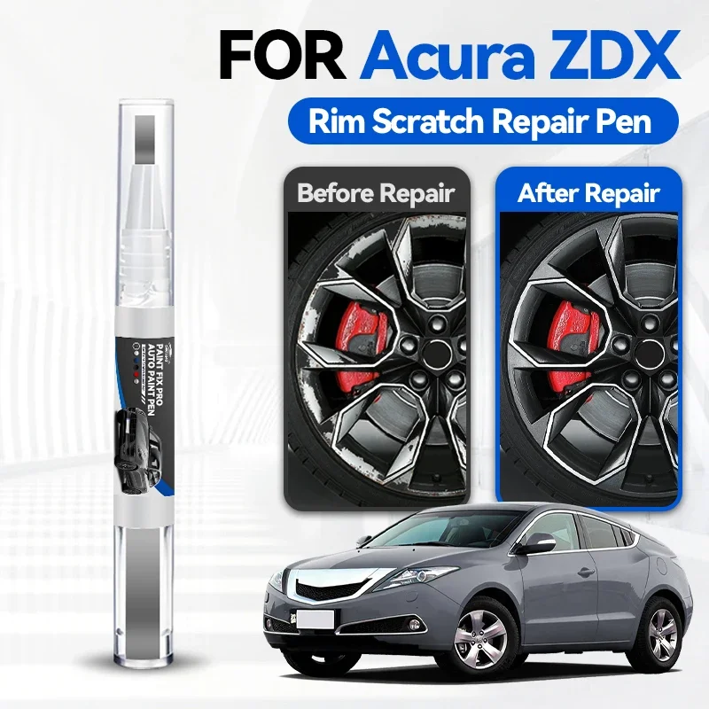 

Карандаш для ремонта автомобильной краски Purpose Vehicle для Acura ZDX, для устранения царапин на колесах, матовый черный, темно-серый, серебристо-черный, цветная краска R
