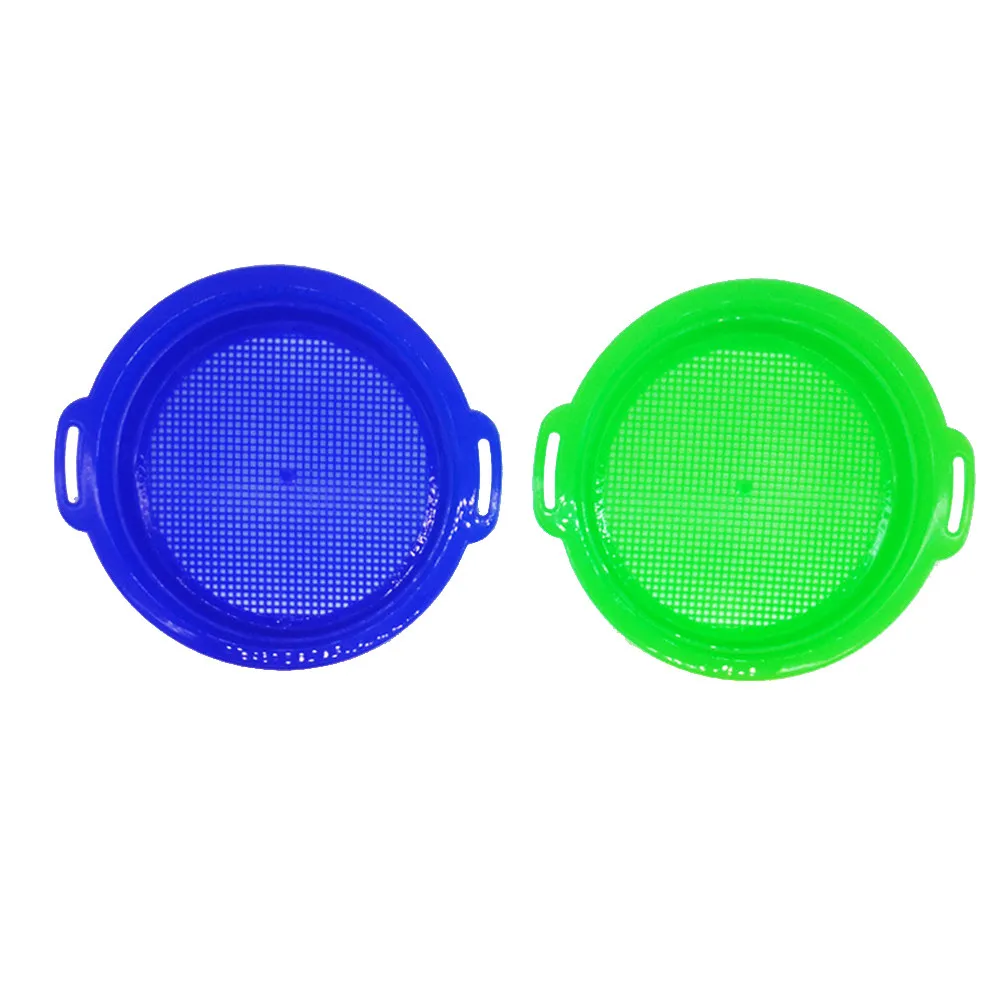 4pcs-sand-sieve-for-kids-plastic-beach-tool-lightweight-with-handle-design-for-easy-outdoor-sand-playing-fun