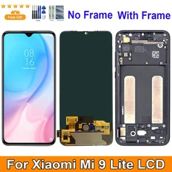 TFT/AMOLED For Xiaomi Mi 9 lite M1904F3BG LCD Display With Frame Touch Digiziter Assembly For Xiaomi CC9 Screen Replacement