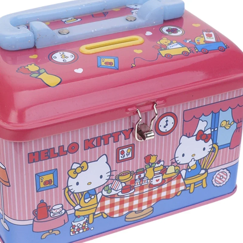 Hello Kitty salvadanaio scatole per bambini monete scatola di immagazzinaggio scatola di risparmio barattolo ornamenti per la casa scatola per