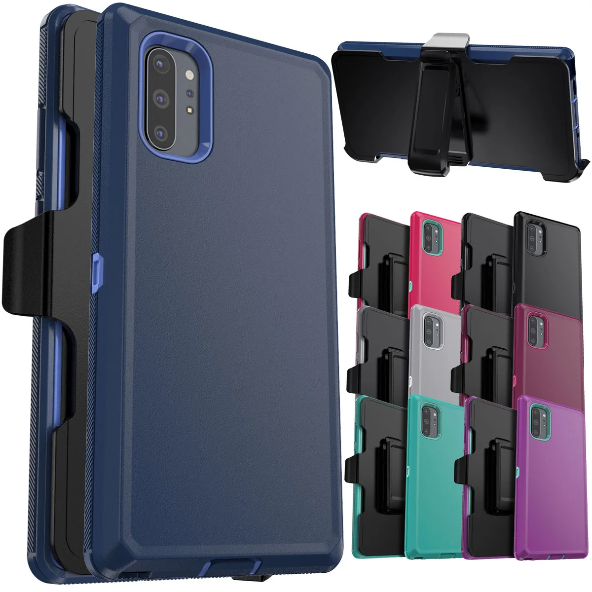 

Для Samsung Galaxy Note10 Note10 Plus противоударный чехол для телефона тонкий прочный сверхпрочный мягкий защитный чехол с зажимом для ремня