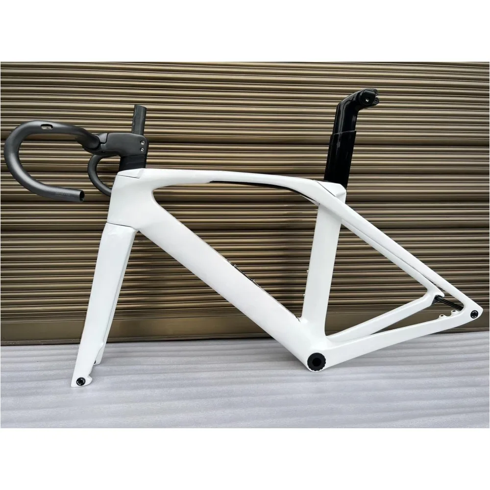 

SLR GEN6 T1000 Road Carbon Fiber Frame Speed Bike Frames T47 Disc Brake Racing Bicycle Frameset + Handlebar Custom Logo DPD 06