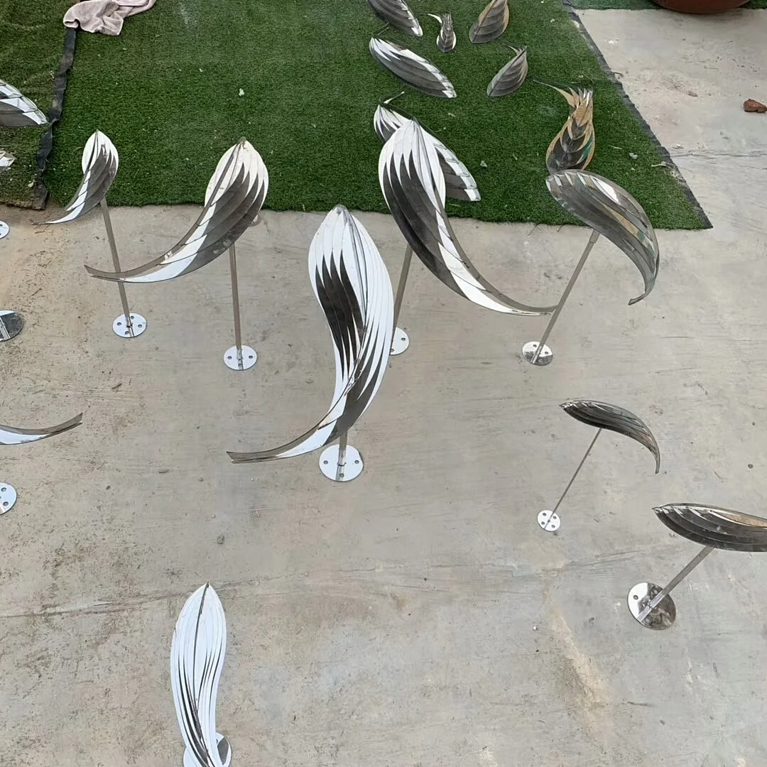 

Украшение отеля с изготовленными на заказ металлическими статуями животных из нержавеющей стали, резьба по рыбу