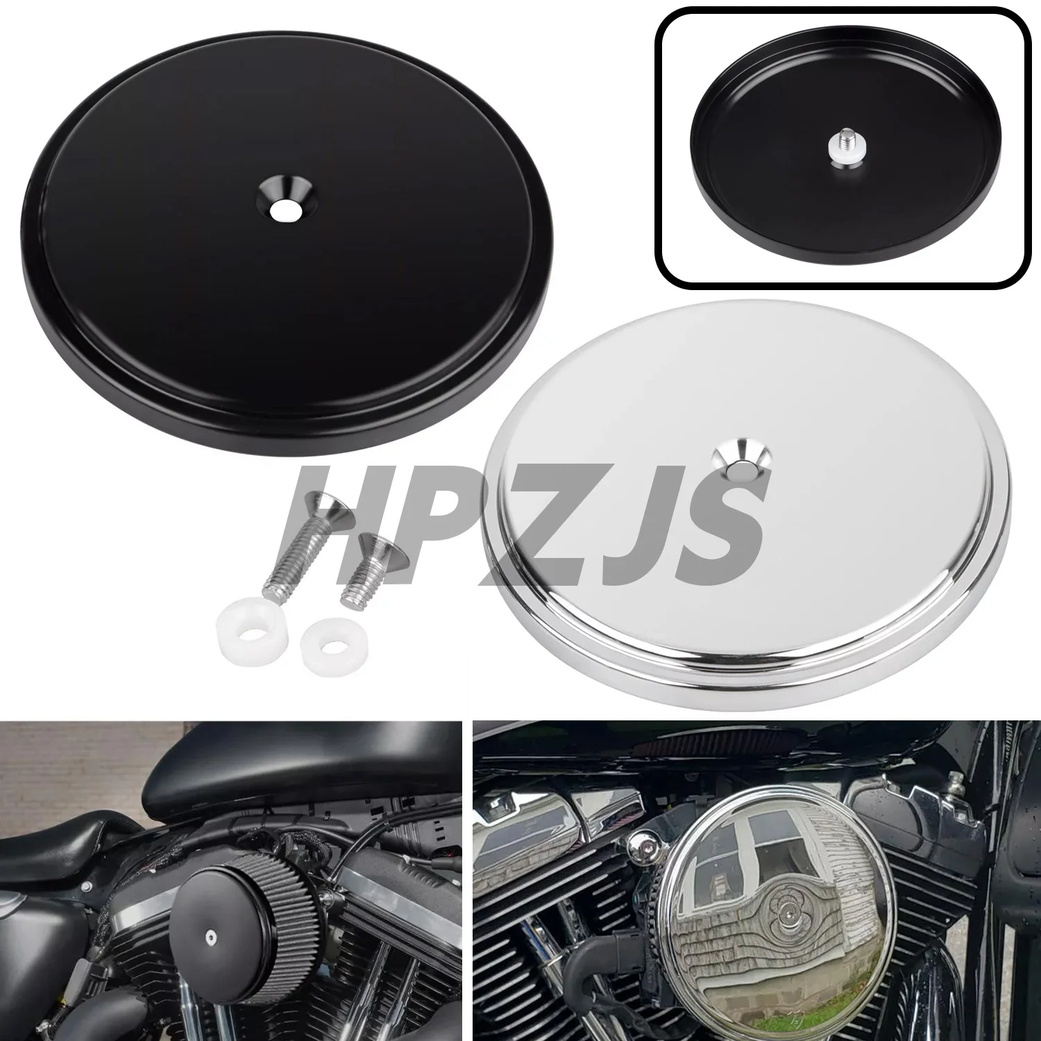 

For Harley Motorcycle Dyna Street Bob 99-08 Softail Low Rider 2000-2015 Touring Electra Glide 99-2013 Stage 1 Air Cleaner Cover