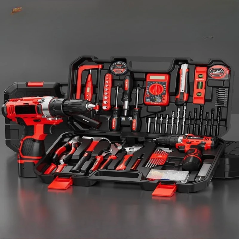 Household tool set Home repair Electric drill Toolbox Electrician