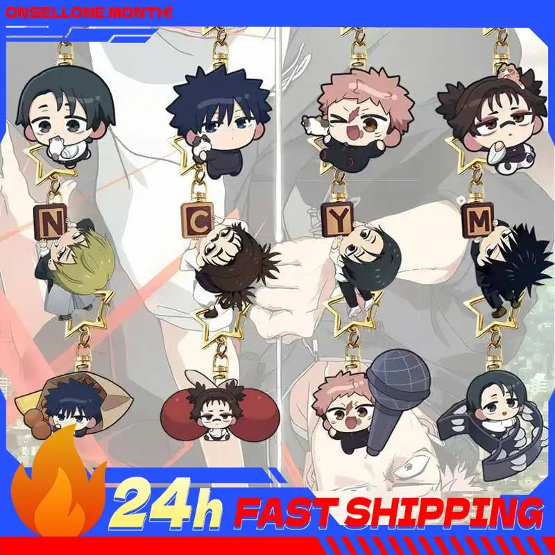 JUJUTSU 3 The Culling Game Teil Q Stern-Acryl-Anhänger Naoya-Zenin Acryl-Schlüsselanhänger Choso Acryl-Anhänger Okkotsu-Yta Deko-Spielzeug