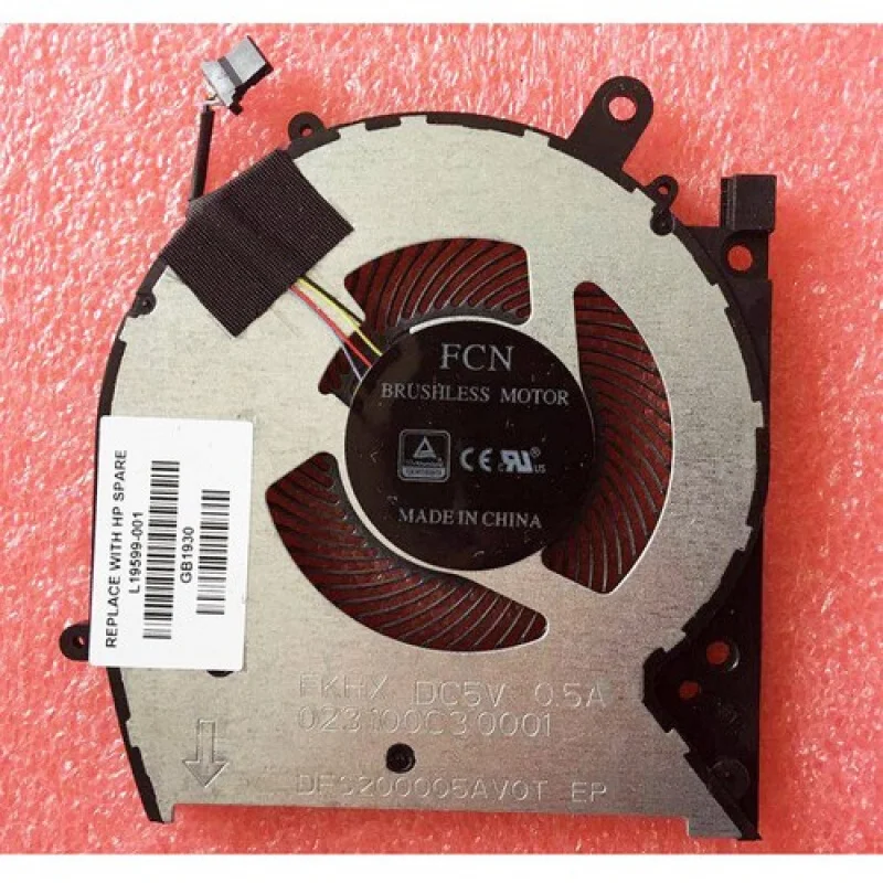 

Y Fan L19599-001 For HP ENVY X360 13-AG TPN-W133 Laptop Cooling Fan