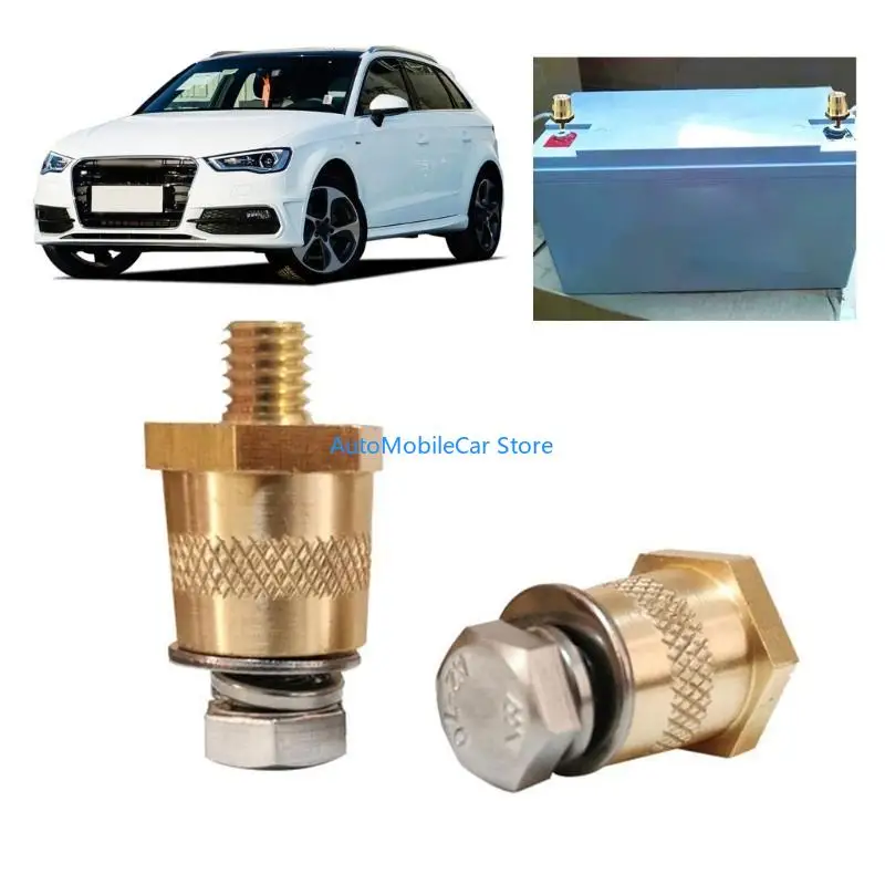 G8TE Battery Poles Adapter Car Battery Connection Terminals Durable Brass Material