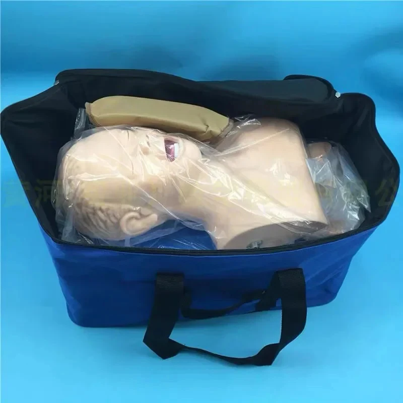 Intubation Human Body Model Learning Teaching Model Airway Management Training Device PVC Alarm Simulator with Teeth