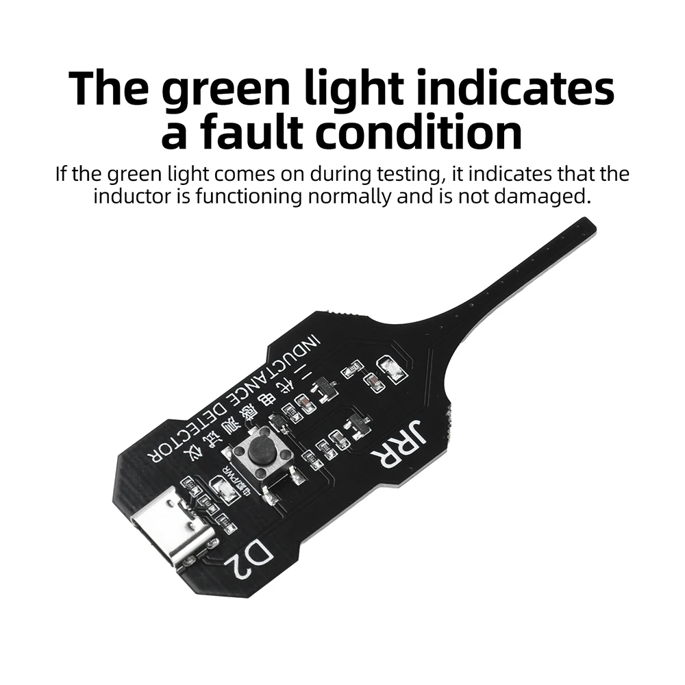 W01 Inductance Tester for Motherboard Repair Electromagnetic Induction Quick Fault Detection With High Precision Type C Interfac image 4