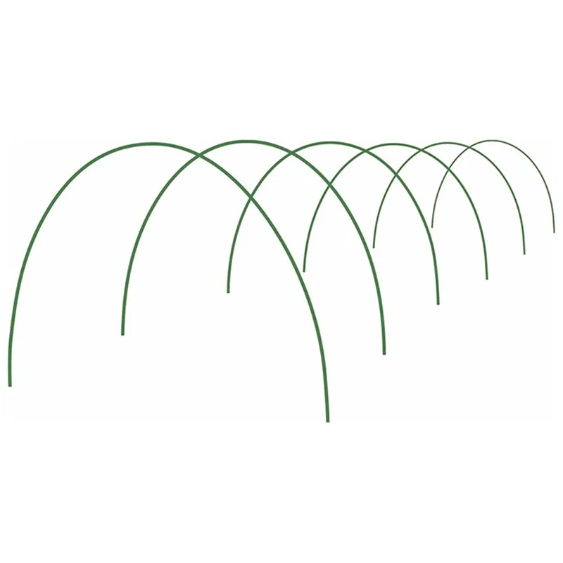 Greenhouse Bendable Garden Support Hoops, Planting Holders, Growing Frame, Agricultural Supplies, 2.4mm, 3.2mm, 4mm, 6Pcs