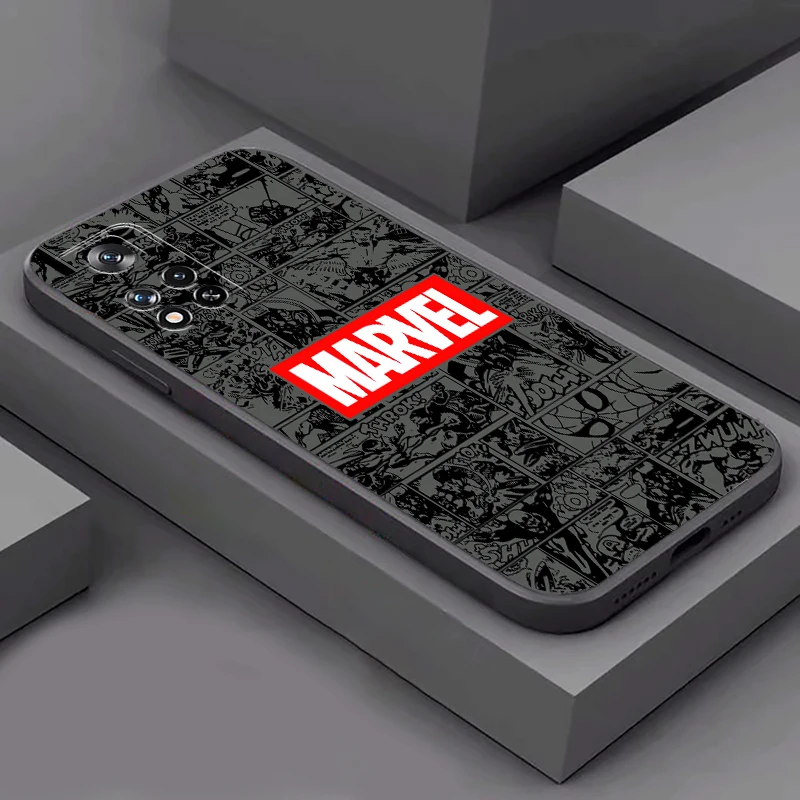 Marvel Comics Avengers per Xiaomi Mi 13 12 12s 11 11T 10T 10S 10 Pro custodia per telefono Ultra Lite custodia antiurto