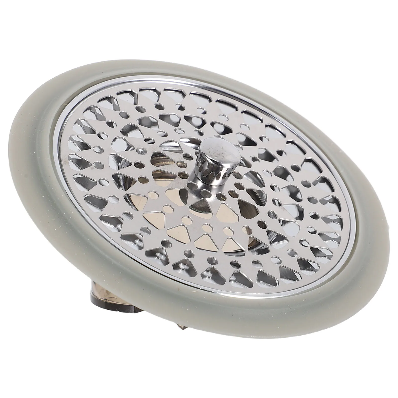 

Stainless Steel Floor Cover Hair Catcher Filter Basket Universal Plug For Shower Kitchen Balcony Odor Proof Sewer Strainer