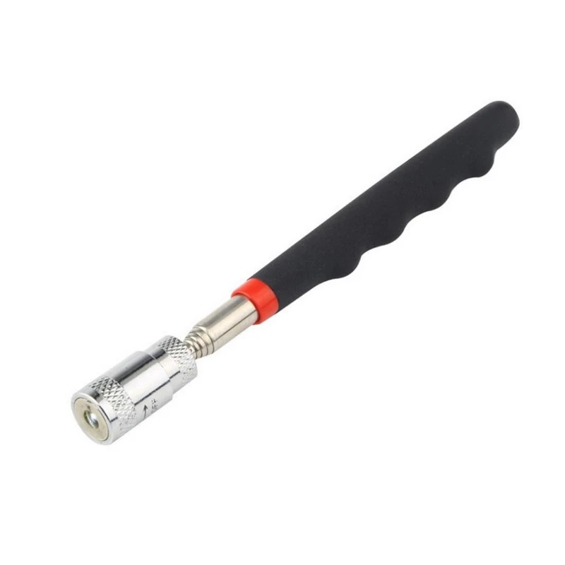 1pc Telescopic Adjustable Magnetic Pick-Up Tools  LED Light Magnet Long Extendable Long Reach 70cm