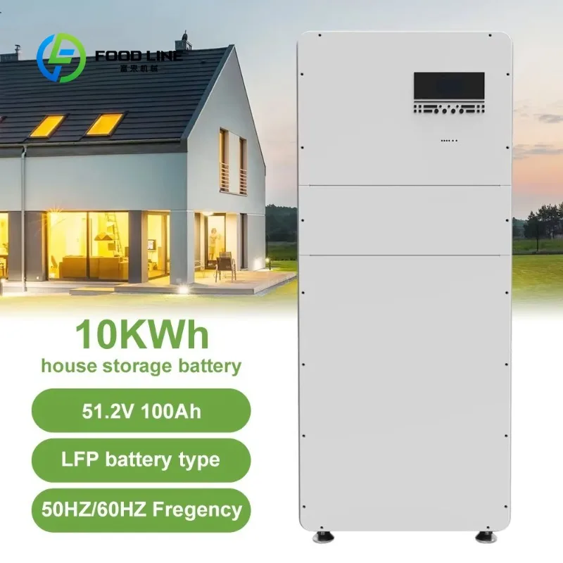 Customized Home Energy Storage System 51.2V 200Ah 10kWh Dustproof for Outdoor Backup Power Wall-mounted installation design