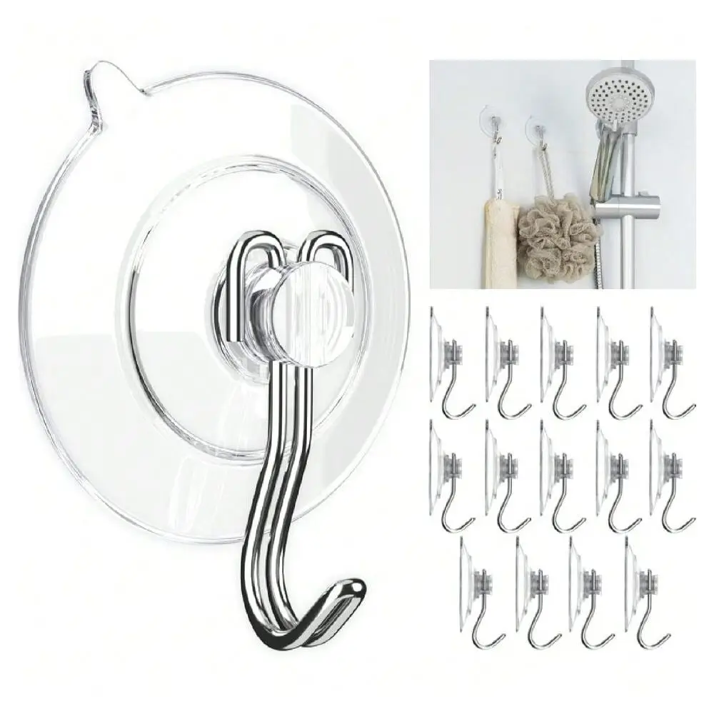

Cup Hooks Utility Hook Wall Hangers For All Purposes Stainless Steel Removable Small Suction Cups For Kitchen Bathroom Shower W