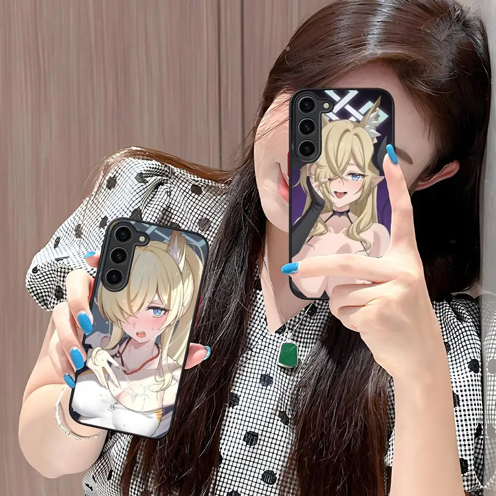 Blue Archive Ogata Kanna Phone Case for Samsung Galaxy S26 S25 S24 S23 S22 S21 Plus FE Ultra Skin Feel Shockproof Cover