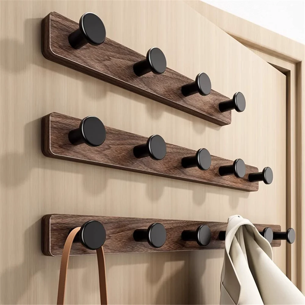 

Крючок для халата, Крючок для одежды, Кухонные крючки, Деревянная и алюминиевая вешалка для полотенец Настенные крючки для полотенец Кухонные крючки Аксессуары для ванной комнаты