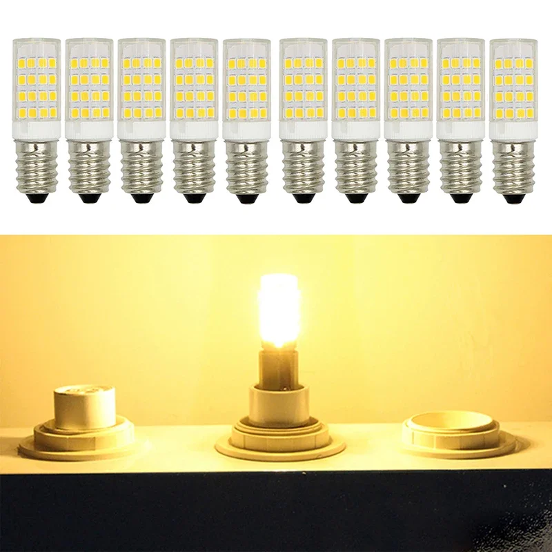 10pcs LED Corn Bulb Mini 5W AC 220V E14 LED Lamp SMD2835 360 Beam Angle Replace Halogen Chandelier Lights