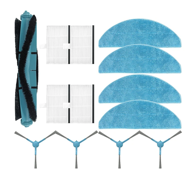 

Hot For Blaupunkt Bluebot Precision Plus Replacement Parts Accessories Main Side Brush Hepa Filter Mop Cloth Dust Bag