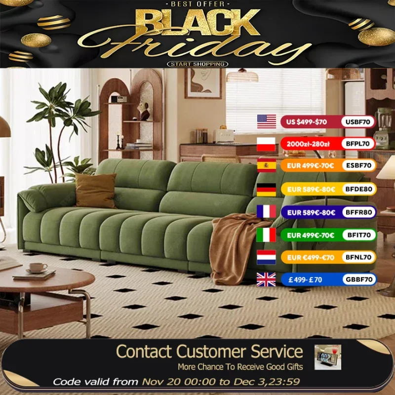 أرائك غرفة المعيشة الخضراء الحشو تصميم دعم الظهر كرسي الصالات أرائك غرفة المعيشة صالون أثاث Divano Moderno الفاخر #1