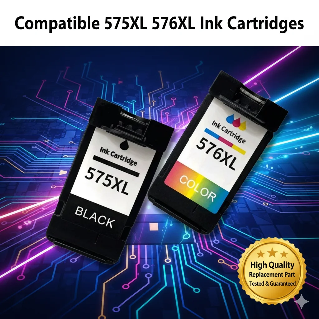 1Set PG575 CL576 PG575XL CL576XL Ink Cartridge for Canon PIXMA TS3550i TS3551i TR4750i TR4751i TR4755i TR4756i TS3750i TS3751i