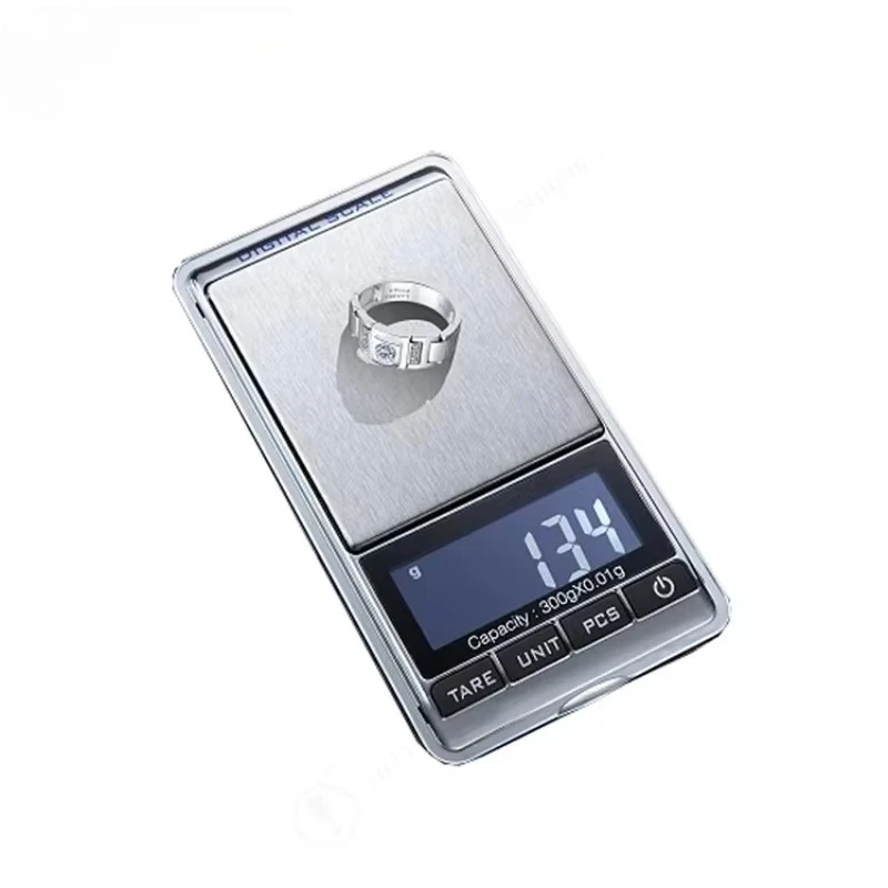 YIDA DS-16 Stainless Steel Digital Pocket Scale, LCD Display, 200g Capacity 0.01g Resolution, Jewelry Gold Weighing Scale