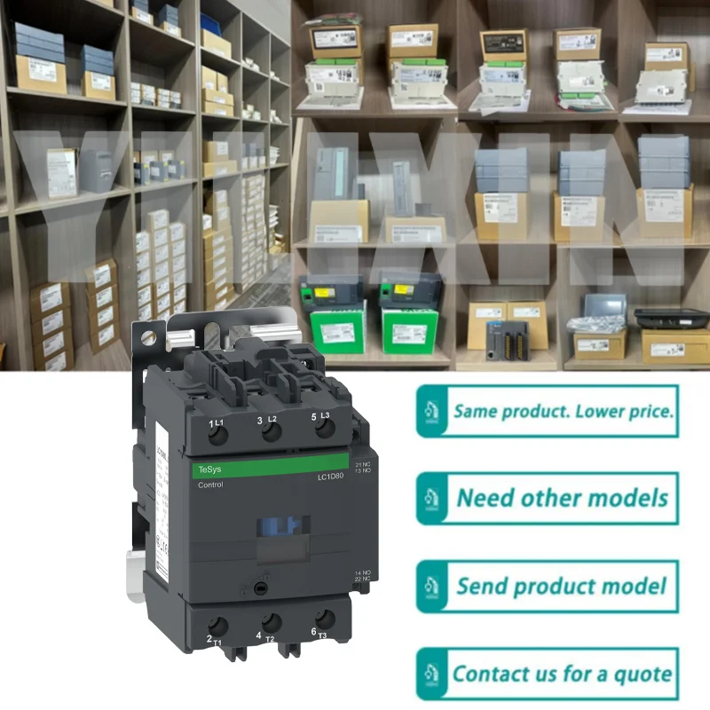 

Brand New Original LC1D80B7C LC1D80E7C LC1D80F7C LC1D80M7C LC1D80Q7C LC1D80P7C 440V 80A 24VAC