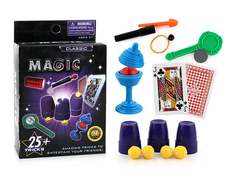 Simple Magic Props Magic Set Children's Funny Magic Show Performance and User Manual