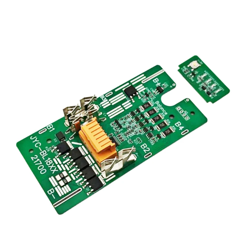 10X21700 BL1880 علبة بطارية ليثيوم أيون BMS التوازن تهمة حماية الدائرة PCBA مفتاح عرض الطاقة الكهربائية لماكيتا 18 فولت BL1830B