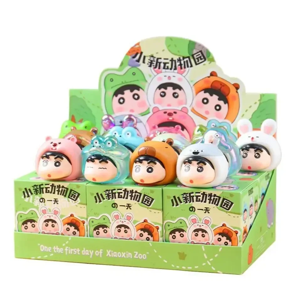 

Crayon Shin Chan Figure Zoo'S One-Day Blind Box Decoration Room Car Decoration Mystery Box Gift Wholesale Anime ornament gitfs