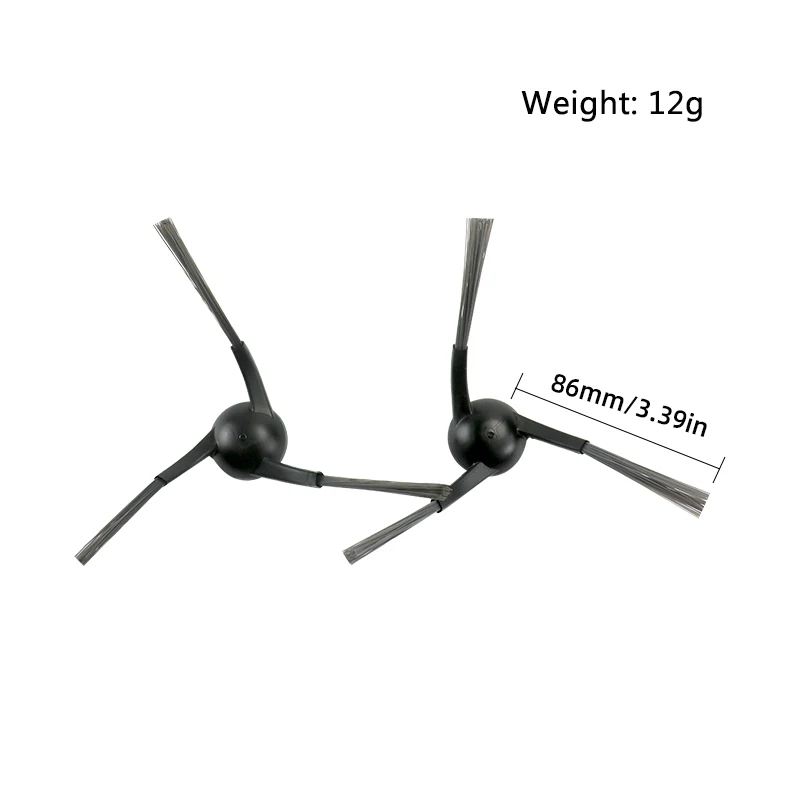 Accessori filtro Hepa per sacchetto per la polvere con spazzola laterale in tessuto a rullo sostituibile per aspirapolvere robot Uwant U300 U300 Max