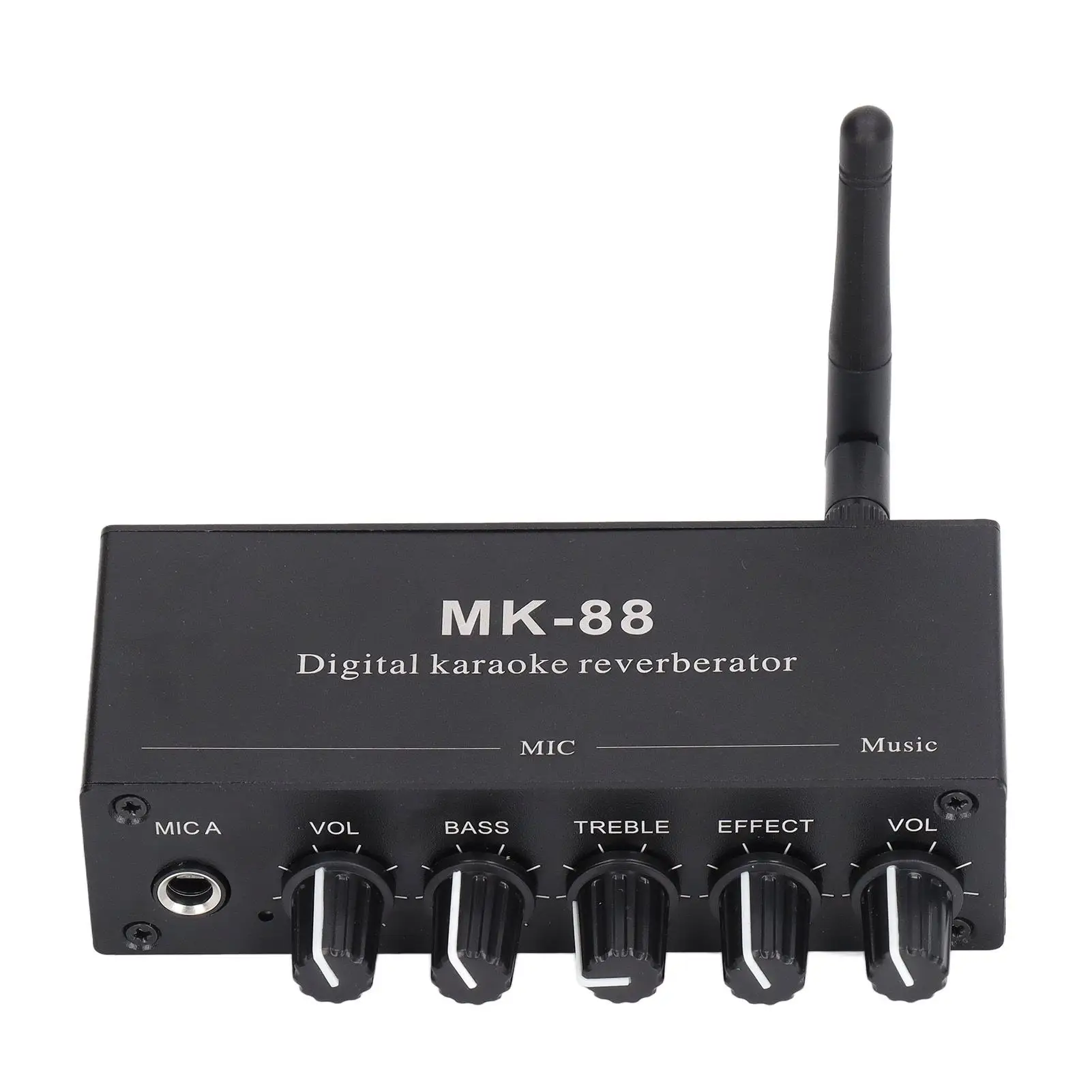 5.0 Digital Stereo Amplifier with Dual Microphone Input - DC 12V Reverberator System