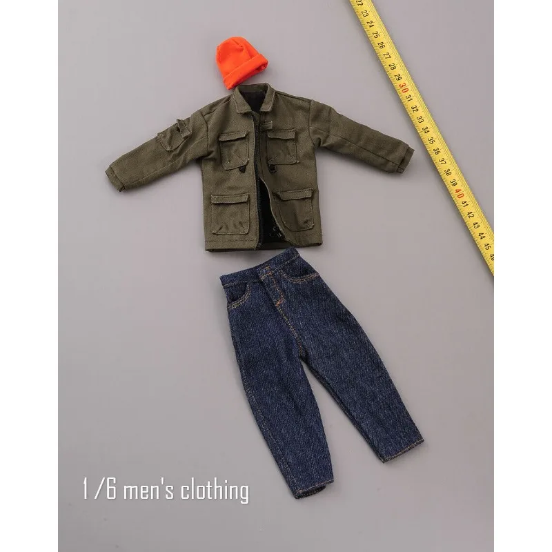 1-6-スケール男性兵士レジャーセットジャケットパンツ帽子服モデル-12-インチアクションフィギュアボディ人形アクセサリーギフト