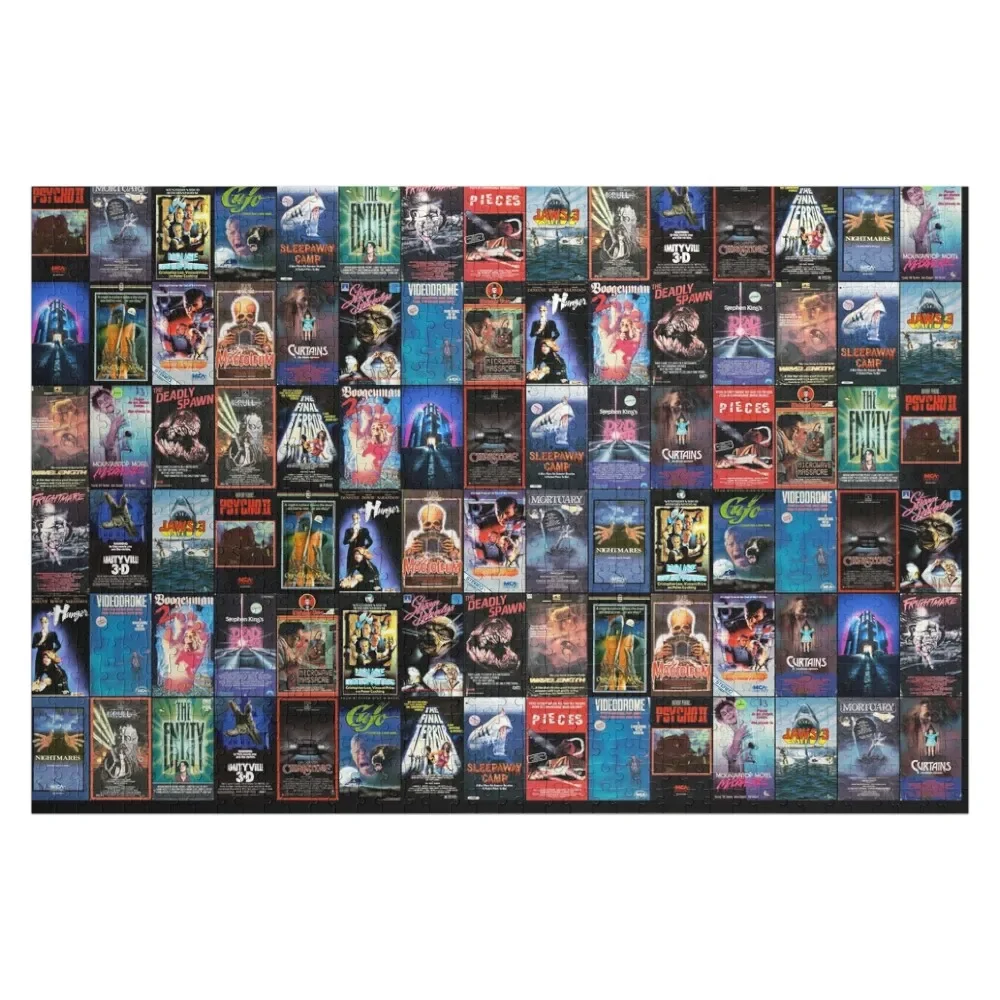 

RETRO HORROR VHS ARTWORK - 1983 Jigsaw Puzzle With Photo Game Children Custom Gift Personalized Gift Ideas Puzzle