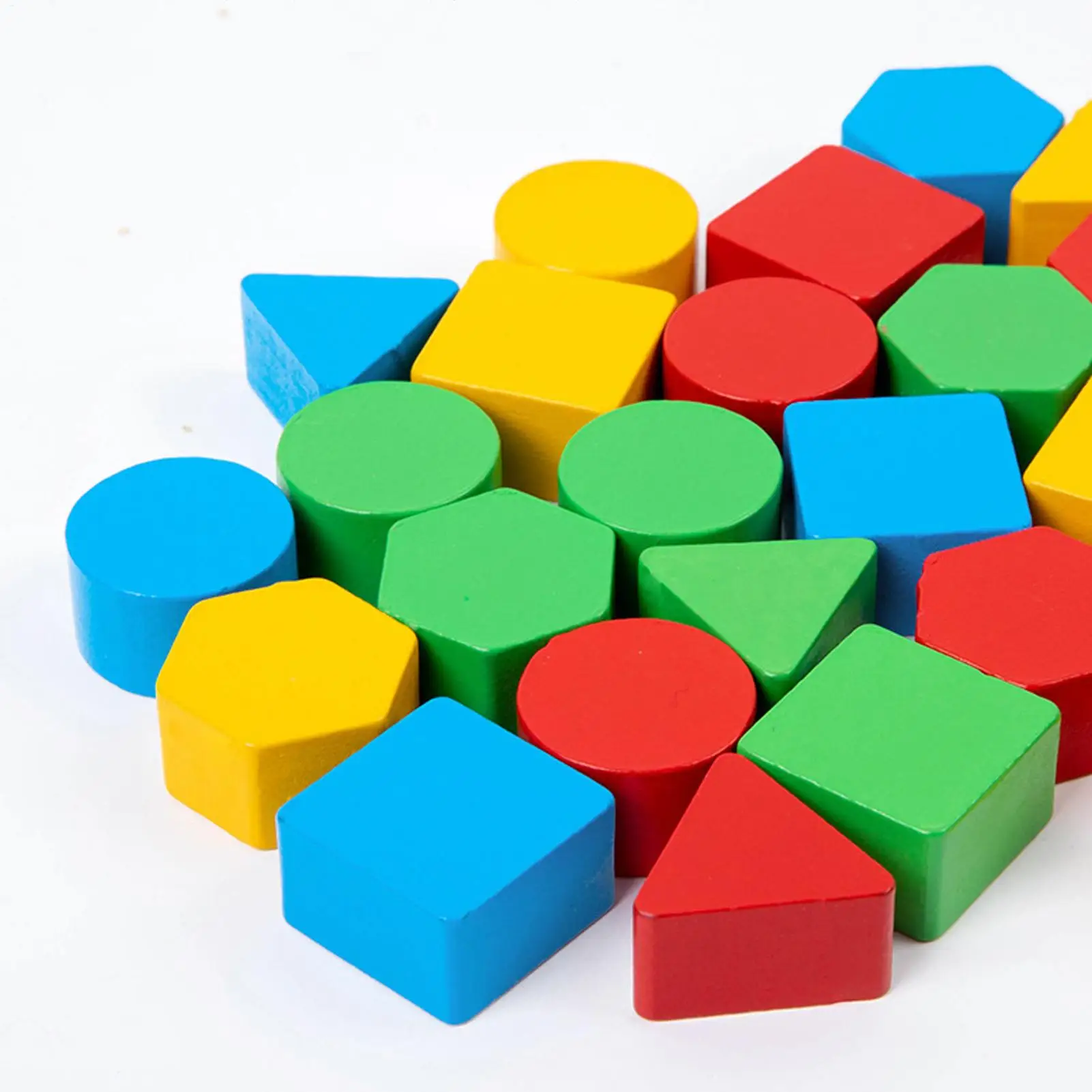 

Shape Puzzle Matching Sorting Board Game 16-pieces Educational Wooden Pattern Blocks For Road Trip Boys Girls 3 Kids School